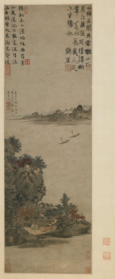 Spring Landscape, Yuan to Ming Dynasty by Ma Wan